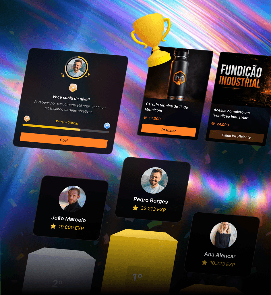Ranking e loja de recompensas